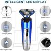 aiqiua Electric Shaver for Men Rechargeable Rotary Razors Beard Trimmer Face Shavers 100% Waterproof Wet Easy to Operate and Store view 2