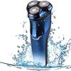 aiqiua Rechargeable Electric Shaver with Pop-Up Trimmer, IPX7 Waterproof Shavers Rechargeable 3D Rotary Razor ShaverEasy to Operate and Store view 1