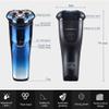 aiqiua Rechargeable Electric Shaver with Pop-Up Trimmer, IPX7 Waterproof Shavers Rechargeable 3D Rotary Razor ShaverEasy to Operate and Store view 2