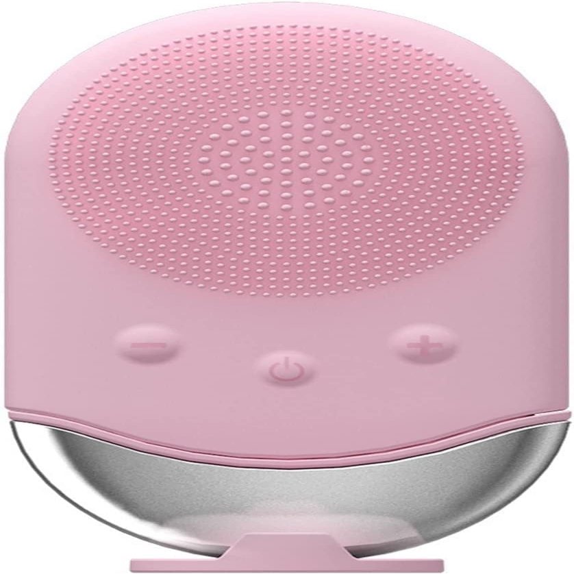 aiqiua Facial Cleansing Brush, Silicone Electric Facial Washing Cleansing Brush Version Electric Deep Cleaning Waterproof Skin Care Tool The Perfect Ideal Gift