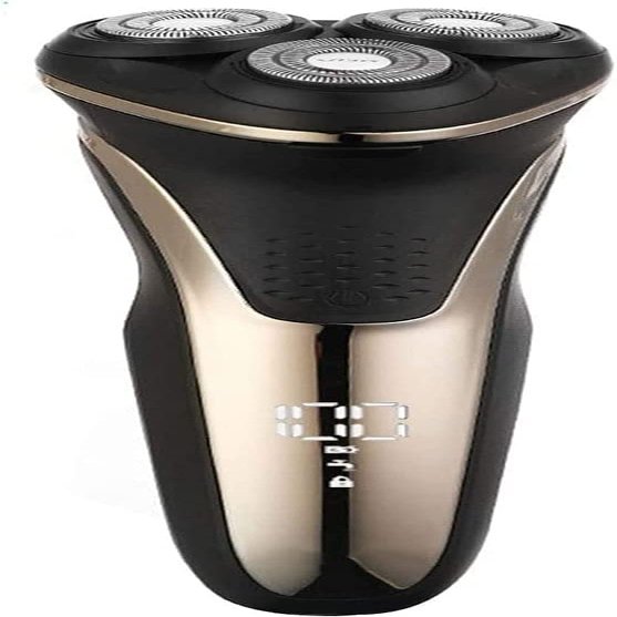 aiqiua 100% Waterproof Electric Shaver Wet & Dry Rotary Shavers for Men Electric Shaving Razors with Pop-up TrimmerPowerful Function, Low Noise Control,