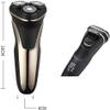 aiqiua 100% Waterproof Electric Shaver Wet & Dry Rotary Shavers for Men Electric Shaving Razors with Pop-up TrimmerPowerful Function, Low Noise Control, view 2