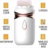 aiqiua Facial Cleansing Brush, Waterproof Face Brush - Deep Cleansing, Gentle Exfoliating for Face and Body,Deep Exfoliator Makeup Tool The Perfect Ideal Gift view 3