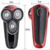 aiqiua Electric Shaver for Men, 3 in 1 Head Shavers for Bald Men Electric Rotary Razor Beard Trimmer Grooming Kit, Easy to Operate and Store view 2