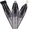 aiqiua Ear and Nose Hair Trimmer 3 in 1 Rechargeable Professional Electric Eyebrow and Facial Hair Trimmer with Waterproof Head Double-Easy to use, Unisex view 1
