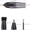 aiqiua Ear and Nose Hair Trimmer 3 in 1 Rechargeable Professional Electric Eyebrow and Facial Hair Trimmer with Waterproof Head Double-Easy to use, Unisex view 2