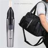 aiqiua Ear and Nose Hair Trimmer 3 in 1 Rechargeable Professional Electric Eyebrow and Facial Hair Trimmer with Waterproof Head Double-Easy to use, Unisex view 3