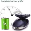 aiqiua 4 in1 Mens Electric Razor,Dry Wet Waterproof Man Rotary Shaver,Portable Facial Cordless Shaver Travel Easy to Operate and Store view 4