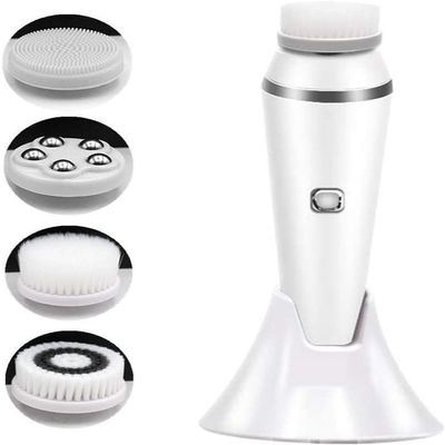 aiqiua New 4-in-1 Electric Cleansing Brush, Waterproof Beauty Facial Silicone Pore Cleaner The Perfect Ideal Gift