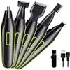 aiqiua 5 in 1 Ear Nose Hair Trimmer for Men Women Electric Facial Hair Trimmer with - Stainless Steel Blades,Professional Waterproof for Nose Ear Eyebrow view 1