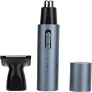 aiqiua Nose and Ear Hair Trimmer  Painless Precision Tool with Rechargeable Battery, Unisex, Easy to Clean and Maintain