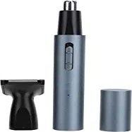 aiqiua Nose and Ear Hair Trimmer  Painless Precision Tool with Rechargeable Battery, Unisex, Easy to Clean and Maintain