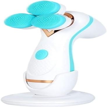 aiqiua Facial Cleansing Brush, Electric Face Brush Scrubber Rechargeable Facial Exfoliator, Waterproof Spin Cleanser for Exfoliating, Massaging and Deep Cleansing The Perfect Ideal Gift (Color : B)