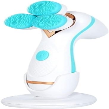 aiqiua Facial Cleansing Brush, Electric Face Brush Scrubber Rechargeable Facial Exfoliator, Waterproof Spin Cleanser for Exfoliating, Massaging and Deep Cleansing The Perfect Ideal Gift (Color : B)