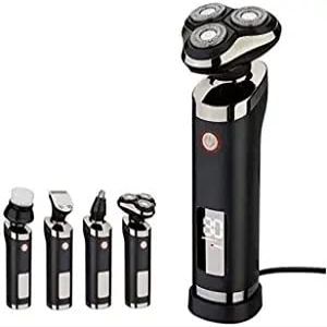 aiqiua Electric Razor for Men, Rotary Electric Shaver, Digital Display, RechargeableEasy to Operate and Store