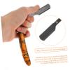 FOMIYES Art of Shaving Men Manual Razor Metal Blade for Beard Sideburns Short Fine Hair Easy to view 2