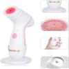 aiqiua Facial Cleansing Brush, IPX6 Waterproof Facial Spin Brush with 3 Rotating Brush Heads, USB Rechargeable, 4 Speed Modes for Cleansing, Exfoliating The Perfect Gift for Women (Color : A) view 2