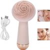 aiqiua Facial Cleansing Brush, Silicone Electric Face Cleansing Brush, Rechargeable Face Scrubber Brush for Deep Cleaning & Exfoliating & Massaging, Nourishing, Perfect Ideal Gift view 2