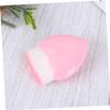 Didiseaon Heart Shape Foundation Brush Pink Handle Soft Makeup Brush for Face Powder Blush Cosmetics Tools for Eyes Cheeks Eyebrows view 3