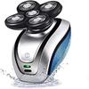aiqiua Electric Shaver for Men, 5 in 1 Head Shavers for Bald Men Electric Rotary Razor Beard Trimmer Grooming Kit Waterproof, Easy to Operate and Store view 1