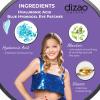 DIZAO Gift set 5 FEELINGS. Hydrogel Gold and Blue Patches for Eyes and Forehead. view 3