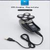aiqiua 5-in-1 Bald Head Shaver & Grooming Kit Cordless and Rechargeable Wet/Dry 5 Head 5D Shaver, More accurately Read and fit Your face and Neck view 2