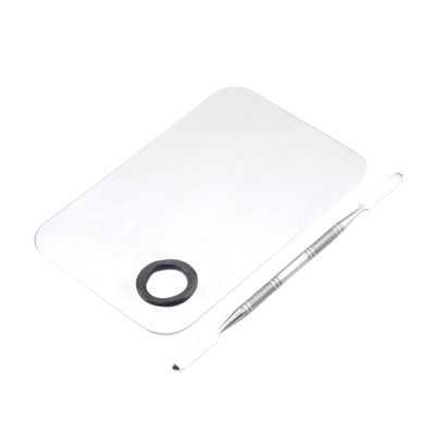 Didiseaon Stainless Steel Cosmetic Mixing Palette Spatula Tool Lady Makeup Essential for Professional and Home Use and Easy to Clean