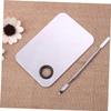 Didiseaon Stainless Steel Cosmetic Mixing Palette Spatula Tool Lady Makeup Essential for Professional and Home Use and Easy to Clean view 3