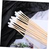 FOMIYES 6packs Pet Cleaning Cotton Swabs Single Wooden Swabs for Ear Cleaning Safe and Cotton Sticks for Dogs and Cats view 2
