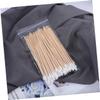 FOMIYES 6packs Pet Cleaning Cotton Swabs Single Wooden Swabs for Ear Cleaning Safe and Cotton Sticks for Dogs and Cats view 4
