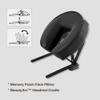 DR.LOMILOMI Universal-Size Ergonomic BeautyArc Massage Table Face Cradle 012 Replacement for Massage Table/Massage Chair Headrest Platform with Memory Foam Face Cushion 632 (Headrest Set) (Black) view 2