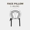 DR.LOMILOMI Universal-Size Ergonomic BeautyArc Massage Table Face Cradle 012 Replacement for Massage Table/Massage Chair Headrest Platform with Memory Foam Face Cushion 632 (Headrest Set) (Black) view 4