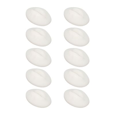 10 Pieces 3D Tattoo Practice Lips Soft Silicone Realistic Tattoo Fake Skin for Semi-Permanent Makeup Microblading Lip Training Kit (White)