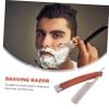 IWOWHERO Barber Shop Manual Shaver Straight Razor for Beard Stainless Steel Manual Beard Shaving Tool Random Style view 2