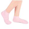 SOESFOUFU 2-Pack Moisturizing Socks Gloves Set Exfoliating Remover for Dry Hands Feet Spa Gloves for Foot Care Pink view 3