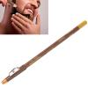 Beard Pencil Filler for Men Thick Beard Shaping Tool with Sharpener, Compact Design Beard Colouring for Men, Beard Liner Pen for Beard, Hairline and Beard Shaping (light brown) view 3