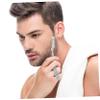 FOYTOKI Vintage Manual Steel Scraper Razor for Beard Eyebrow Shaping and Haircut Full Steel Design for Comfortable Grip Lightweight for Home and Salon Use view 4