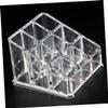 VINTORKY Acrylic Lipstick Storage Organizer Transparent Multifunctional Makeup Holder with Cases for Easy Access Dresser Vanity and Bathroom Countertop Use view 2