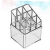VINTORKY Acrylic Lipstick Storage Organizer Transparent Multifunctional Makeup Holder with Cases for Easy Access Dresser Vanity and Bathroom Countertop Use view 4