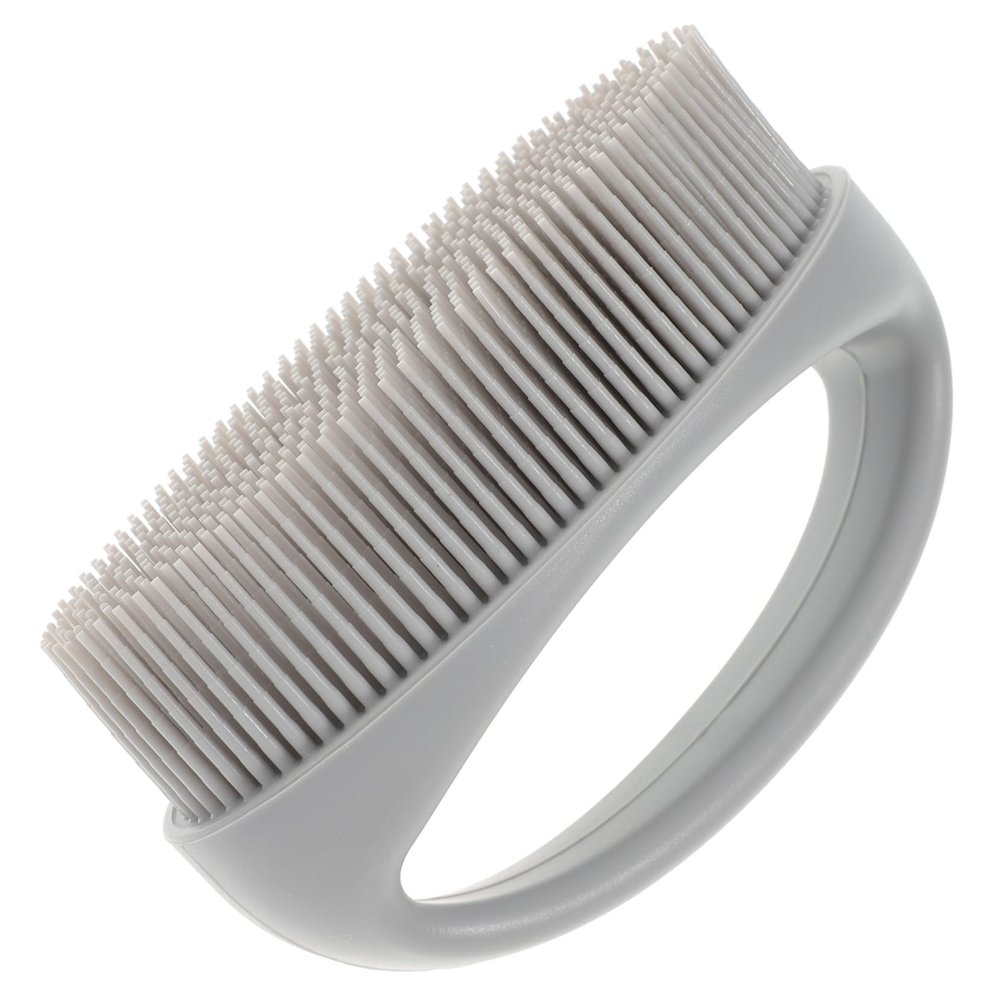 Healeved Handheld Silicone Body Scrubber for Gentle Exfoliating and Massaging Ergonomic Bath Brush for Daily Skin Care Safe and Skin-Friendly for All Ages