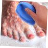 Healeved Handheld Silicone Body Scrubber for Gentle Exfoliating and Massaging Ergonomic Bath Brush for Daily Skin Care Safe and Skin-Friendly for All Ages view 2
