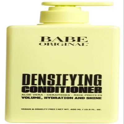 BABE ORIGINAL Locks Densifying Hair Conditioner, Thinning Hair Solution, Promotes Thickness and Prevents Hair Loss, for Fuller, Thicker Hair, Cruelty Free, 13.5 fl oz