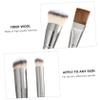 FOMIYES 4pcs Professional Makeup Brush for Foundation and Concealer Premium Tools for Smooth Application for Beginners and Artists Tubes Versatile Cosmetics Brush Kit view 4