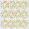 12 Pcs Satin Silk Scrunchies Soft Hair Ties Fashion Hair Bands Bow Ropes Elastic Bracelet Ponytail Holders Hair Accessories for Women and Girls (4.5 Inch, Light Yellow) view 4