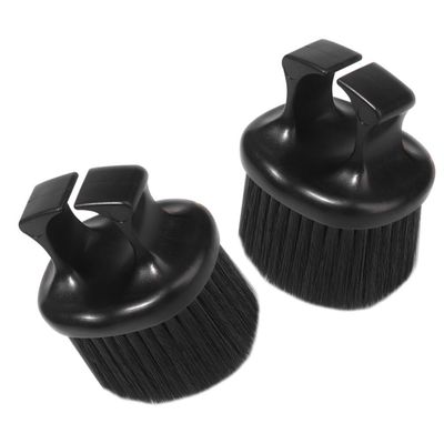 Baluue Retro Oil Brush Set Men's Barber Accessories 2 Pcs Knuckle Brush for Beard Styling Cleaning