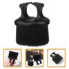 Baluue Retro Oil Brush Set Men's Barber Accessories 2 Pcs Knuckle Brush for Beard Styling Cleaning view 2