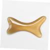 FRCOLOR Natural Horn Face Gua Plate Smooth Scraping Board for Facial Massage and Relaxation Ox Horn Material Multi-Functional Beauty Tool for Neck and view 2