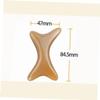 FRCOLOR Natural Horn Face Gua Plate Smooth Scraping Board for Facial Massage and Relaxation Ox Horn Material Multi-Functional Beauty Tool for Neck and view 3