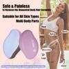 G.Liane Premium Crystal Hair Eraser,Painless Exfoliation Hair Removal Epilator,Nano Glass Hair Remover for Women,Natural Gentle and Efficient Shaver Trimmer on Leg Arm(Pastel Purple) view 3