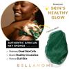 Bellanomi African Exfoliating Net Sponge, Authentic, Ethically sourced from Nigeria, 45 inches Long, Back Scrubber for Daily use (Emerald Green) view 4